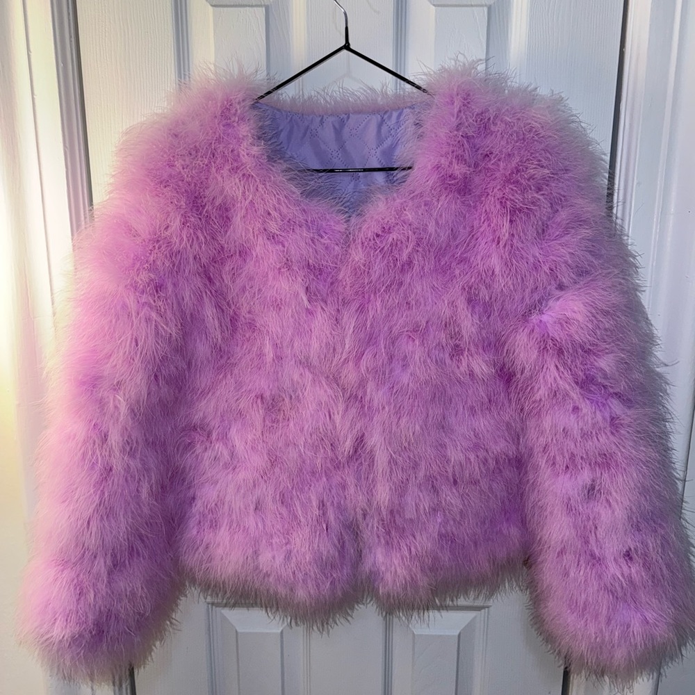 feather jacket - Picture 4 of 6